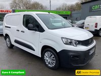 USED 2021 70 PEUGEOT PARTNER 1.5 BlueHDi 950 LWB Crew Cab , 61,700 miles, 1 owner, Full Service History, Euro 6, ULEZ, 5-speed, A/C, Bluetooth & more! Final price +VAT @ 20%! APPROVED CARS AND FINANCE ARE PLEASED TO OFFER THIS PEUGEOT PARTNER 1.5 BLUEDi 950 PROFESSIONAL LONG IN WHITE WITH 61,700 MILES AND A FULL SERVICE HISTORY, 1 OWNER FROM NEW, ULEZ COMPLIANT EURO 6 DIESEL LONG WHEEL BASE CREW CAB WITH 3 REAR SEAT WITH A GREAT SPEC SUCH AS A  5 SPEED MANUAL GEARBOX, AIR CONDITIONING, BLUETOOTH CONNECTIVITY, 16 INCH STEEL WHEELS, 8 INCH TOUCHSCREEN DISPLAY, ULL STEEL BULKHEAD, ELECTRIC WINDOWS, ELECTRIC MIRRORS, DAB RADIO, REAR PARKING SENSORS,  AND MUCH MUCH MORE!