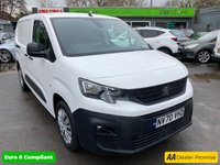 USED 2021 70 PEUGEOT PARTNER 1.5 BlueHDi 950 LWB Crew Cab , 61,700 miles, 1 owner, Full Service History, Euro 6, ULEZ, 5-speed, A/C, Bluetooth & more! Final price +VAT @ 20%! APPROVED CARS AND FINANCE ARE PLEASED TO OFFER THIS PEUGEOT PARTNER 1.5 BLUEDi 950 PROFESSIONAL LONG IN WHITE WITH 61,700 MILES AND A FULL SERVICE HISTORY, 1 OWNER FROM NEW, ULEZ COMPLIANT EURO 6 DIESEL LONG WHEEL BASE CREW CAB WITH 3 REAR SEAT WITH A GREAT SPEC SUCH AS A  5 SPEED MANUAL GEARBOX, AIR CONDITIONING, BLUETOOTH CONNECTIVITY, 16 INCH STEEL WHEELS, 8 INCH TOUCHSCREEN DISPLAY, ULL STEEL BULKHEAD, ELECTRIC WINDOWS, ELECTRIC MIRRORS, DAB RADIO, REAR PARKING SENSORS,  AND MUCH MUCH MORE!