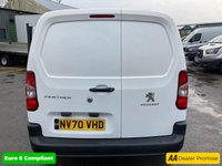 USED 2021 70 PEUGEOT PARTNER 1.5 BlueHDi 950 LWB Crew Cab , 61,700 miles, 1 owner, Full Service History, Euro 6, ULEZ, 5-speed, A/C, Bluetooth & more! Final price +VAT @ 20%! APPROVED CARS AND FINANCE ARE PLEASED TO OFFER THIS PEUGEOT PARTNER 1.5 BLUEDi 950 PROFESSIONAL LONG IN WHITE WITH 61,700 MILES AND A FULL SERVICE HISTORY, 1 OWNER FROM NEW, ULEZ COMPLIANT EURO 6 DIESEL LONG WHEEL BASE CREW CAB WITH 3 REAR SEAT WITH A GREAT SPEC SUCH AS A  5 SPEED MANUAL GEARBOX, AIR CONDITIONING, BLUETOOTH CONNECTIVITY, 16 INCH STEEL WHEELS, 8 INCH TOUCHSCREEN DISPLAY, ULL STEEL BULKHEAD, ELECTRIC WINDOWS, ELECTRIC MIRRORS, DAB RADIO, REAR PARKING SENSORS,  AND MUCH MUCH MORE!