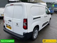 USED 2021 70 PEUGEOT PARTNER 1.5 BlueHDi 950 LWB Crew Cab , 61,700 miles, 1 owner, Full Service History, Euro 6, ULEZ, 5-speed, A/C, Bluetooth & more! Final price +VAT @ 20%! APPROVED CARS AND FINANCE ARE PLEASED TO OFFER THIS PEUGEOT PARTNER 1.5 BLUEDi 950 PROFESSIONAL LONG IN WHITE WITH 61,700 MILES AND A FULL SERVICE HISTORY, 1 OWNER FROM NEW, ULEZ COMPLIANT EURO 6 DIESEL LONG WHEEL BASE CREW CAB WITH 3 REAR SEAT WITH A GREAT SPEC SUCH AS A  5 SPEED MANUAL GEARBOX, AIR CONDITIONING, BLUETOOTH CONNECTIVITY, 16 INCH STEEL WHEELS, 8 INCH TOUCHSCREEN DISPLAY, ULL STEEL BULKHEAD, ELECTRIC WINDOWS, ELECTRIC MIRRORS, DAB RADIO, REAR PARKING SENSORS,  AND MUCH MUCH MORE!