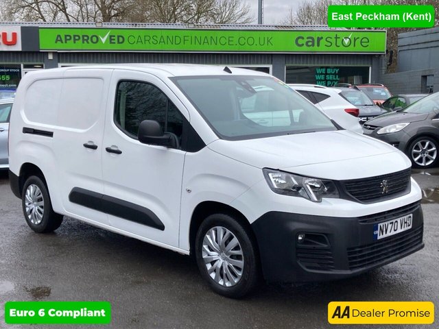 View our Peugeot Partner 1.5 BlueHDi 950 LWB Crew Cab , 61,700 miles, 1 owner, Full Service History, Euro 6, ULEZ, 5-speed, A/C, Bluetooth & more! Final price +VAT @ 20%!