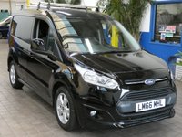 USED 2016 66 FORD TRANSIT CONNECT 1.5 TDCi 200 Trend Panel Van 5dr Diesel Manual L1 H1 (119 g/km, 118 bhp) AIR CON BLUETOOTH HEATED DRIVERS SEAT CRUISE CONTROL PARKING SENSORS PLYLINED BULKHEAD 3 OWNERS SERVICE HISTORY WARRANTY