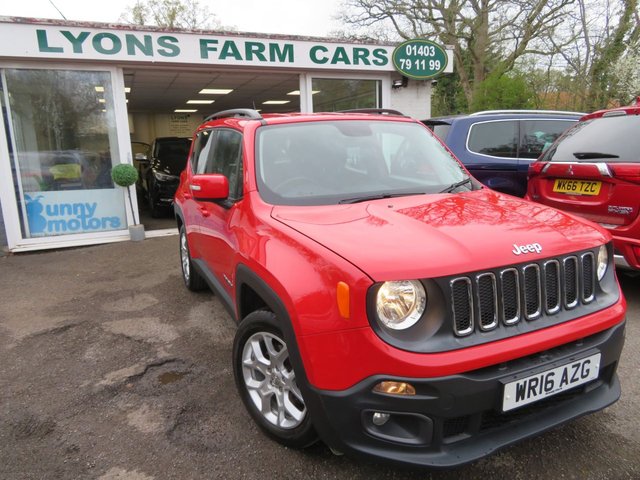 2016 16 Jeep Renegade 1.4T MultiAirII Longitude SUV 5dr Petrol Manual Euro 6 (s/s) (140 ps)