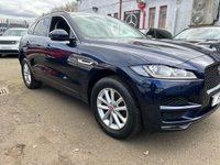 USED 2018 18 JAGUAR F-PACE 2.0 P250i Portfolio SUV 5dr Petrol Auto AWD Euro 6 (s/s) (250 ps) A REALLY BEAUTIFUL ADDITION TO OUR FORECOURT+AUTOMATIC+ONLY 2 FORMER KEEPERS+SERVICE HISTORY+PRIVACY GLASS+FULL LEATHER INTERIOR+FULL PANORAMIC GLASS ROOF+SATELLITE NAVIGATION+PARK ASSIST+CLIMATE CONTROL+18 INCH ALLOY WHEELS+COST NEW &pound;46405 MAKING THIS USED VEHICLE AMAZING VALUE AT OUR LOW PRICE+1 FULL YEARS MOT PRIOR TO COLLECTION+CALL NOW FOR MORE INFORMATION AND TO ARRANGE A VIEWING+DONT MISS OUT!!!!!!!!!!!!!!!!!!!!!!!!!!!!!!!