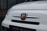 USED 2013 13 ABARTH 595 1.4 T-Jet Turismo Hatchback 3dr Petrol Manual Euro 5 (160 bhp) PAN ROOF / RED LEATHER / FSH