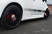 USED 2013 13 ABARTH 595 1.4 T-Jet Turismo Hatchback 3dr Petrol Manual Euro 5 (160 bhp) PAN ROOF / RED LEATHER / FSH