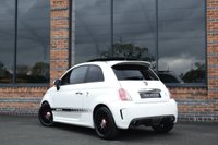 USED 2013 13 ABARTH 595 1.4 T-Jet Turismo Hatchback 3dr Petrol Manual Euro 5 (160 bhp) PAN ROOF / RED LEATHER / FSH