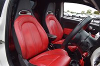 USED 2013 13 ABARTH 595 1.4 T-Jet Turismo Hatchback 3dr Petrol Manual Euro 5 (160 bhp) PAN ROOF / RED LEATHER / FSH
