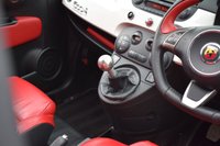 USED 2013 13 ABARTH 595 1.4 T-Jet Turismo Hatchback 3dr Petrol Manual Euro 5 (160 bhp) PAN ROOF / RED LEATHER / FSH