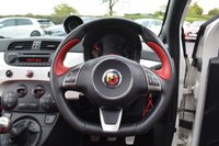 USED 2013 13 ABARTH 595 1.4 T-Jet Turismo Hatchback 3dr Petrol Manual Euro 5 (160 bhp) PAN ROOF / RED LEATHER / FSH