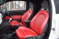 USED 2013 13 ABARTH 595 1.4 T-Jet Turismo Hatchback 3dr Petrol Manual Euro 5 (160 bhp) PAN ROOF / RED LEATHER / FSH