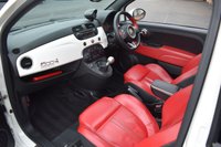 USED 2013 13 ABARTH 595 1.4 T-Jet Turismo Hatchback 3dr Petrol Manual Euro 5 (160 bhp) PAN ROOF / RED LEATHER / FSH