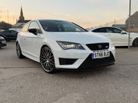 USED 2016 66 SEAT LEON 2.0 TSI Cupra 290 Black Sport Coupe 3dr Petrol DSG Euro 6 (s/s) (290 ps) 