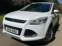 USED 2015 15 FORD KUGA 2.0 TDCi Titanium SUV 5dr Diesel Manual AWD Euro 6 (s/s) (180 ps) HALF LEATHER, RADIO/CD
