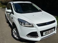 USED 2015 15 FORD KUGA 2.0 TDCi Titanium SUV 5dr Diesel Manual AWD Euro 6 (s/s) (180 ps) HALF LEATHER, RADIO/CD