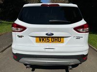 USED 2015 15 FORD KUGA 2.0 TDCi Titanium SUV 5dr Diesel Manual AWD Euro 6 (s/s) (180 ps) HALF LEATHER, RADIO/CD