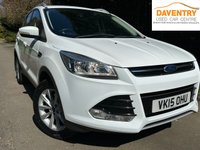 USED 2015 15 FORD KUGA 2.0 TDCi Titanium SUV 5dr Diesel Manual AWD Euro 6 (s/s) (180 ps) HALF LEATHER, RADIO/CD