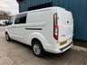 USED 2022 22 FORD TRANSIT CUSTOM 2.0 320 ECOBLUE LIMITED CREW CAB VAN, DOUBLE CAB,  L2, H1, 6 SEATS, 130PS (CA22 ZZT) Delivery and Finance available. 25+ years in business. RAC Approved Dealer