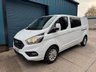 USED 2022 22 FORD TRANSIT CUSTOM 2.0 320 ECOBLUE LIMITED CREW CAB VAN, DOUBLE CAB,  L2, H1, 6 SEATS, 130PS (CA22 ZZT) Delivery and Finance available. 25+ years in business. RAC Approved Dealer