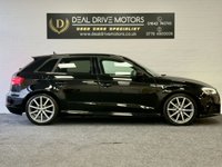 USED 2018 68 AUDI A3 1.6 TDI 30 Black Edition Sportback 5dr Diesel Manual Euro 6 (s/s) (116 ps) Sat Nav upgraded grille