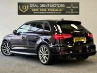 USED 2018 68 AUDI A3 1.6 TDI 30 Black Edition Sportback 5dr Diesel Manual Euro 6 (s/s) (116 ps) Sat Nav upgraded grille
