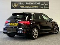 USED 2018 68 AUDI A3 1.6 TDI 30 Black Edition Sportback 5dr Diesel Manual Euro 6 (s/s) (116 ps) Sat Nav upgraded grille