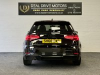 USED 2018 68 AUDI A3 1.6 TDI 30 Black Edition Sportback 5dr Diesel Manual Euro 6 (s/s) (116 ps) Sat Nav upgraded grille