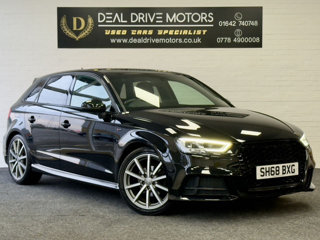 2018 68 Audi A3 1.6 TDI 30 Black Edition Sportback 5dr Diesel Manual Euro 6 (s/s) (116 ps)