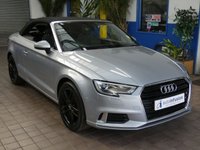 USED 2017 17 AUDI A3 CABRIOLET 2.0 TDI Sport Convertible 2dr Diesel Manual Euro 6 (s/s) (150 ps) LOW MILEAGE SAT NAV CRUISE CONTROL PARKING SENSORS 2 OWNERS SERVICE HISTORY