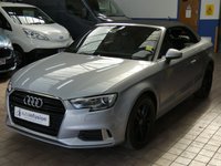 USED 2017 17 AUDI A3 CABRIOLET 2.0 TDI Sport Convertible 2dr Diesel Manual Euro 6 (s/s) (150 ps) LOW MILEAGE SAT NAV CRUISE CONTROL PARKING SENSORS 2 OWNERS SERVICE HISTORY
