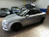 USED 2017 17 AUDI A3 CABRIOLET 2.0 TDI Sport Convertible 2dr Diesel Manual Euro 6 (s/s) (150 ps) LOW MILEAGE SAT NAV CRUISE CONTROL PARKING SENSORS 2 OWNERS SERVICE HISTORY