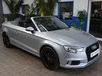 USED 2017 17 AUDI A3 CABRIOLET 2.0 TDI Sport Convertible 2dr Diesel Manual Euro 6 (s/s) (150 ps) LOW MILEAGE SAT NAV CRUISE CONTROL PARKING SENSORS 2 OWNERS SERVICE HISTORY