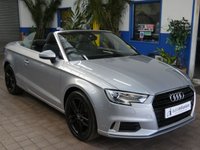 USED 2017 17 AUDI A3 CABRIOLET 2.0 TDI Sport Convertible 2dr Diesel Manual Euro 6 (s/s) (150 ps) LOW MILEAGE SAT NAV CRUISE CONTROL PARKING SENSORS 2 OWNERS SERVICE HISTORY