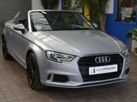 USED 2017 17 AUDI A3 CABRIOLET 2.0 TDI Sport Convertible 2dr Diesel Manual Euro 6 (s/s) (150 ps) LOW MILEAGE SAT NAV CRUISE CONTROL PARKING SENSORS 2 OWNERS SERVICE HISTORY