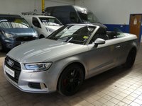 USED 2017 17 AUDI A3 CABRIOLET 2.0 TDI Sport Convertible 2dr Diesel Manual Euro 6 (s/s) (150 ps) LOW MILEAGE SAT NAV CRUISE CONTROL PARKING SENSORS 2 OWNERS SERVICE HISTORY