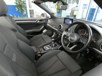 USED 2017 17 AUDI A3 CABRIOLET 2.0 TDI Sport Convertible 2dr Diesel Manual Euro 6 (s/s) (150 ps) LOW MILEAGE SAT NAV CRUISE CONTROL PARKING SENSORS 2 OWNERS SERVICE HISTORY
