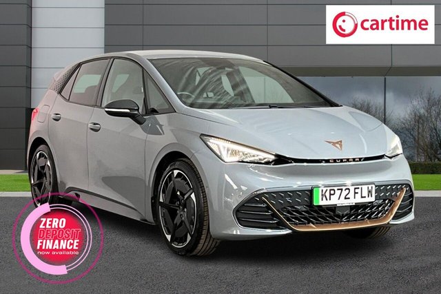 View our Cupra Born 58kWh V3 Hatchback 5dr Electric Auto (204 ps) Touchscreen, Apple CarPlay / Android Auto, Heated Seats, DAB - Digital Radio, Bluetooth