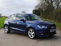 USED 2016 66 AUDI A1 1.0 TFSI Sport Sportback 5dr Petrol Manual Euro 6 (s/s) (95 ps) www.suffolkcarcentre.co.uk - Located at Reydon