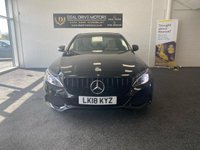 USED 2018 18 MERCEDES-BENZ C-CLASS 2.1 C220d Sport Saloon 4dr Diesel G-Tronic+ Euro 6 (s/s) (170 ps) 