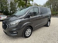 USED 2020 20 FORD TRANSIT CUSTOM 2.0 320 EcoBlue Limited Crew Van Double Cab 5dr Diesel Manual L1 H1 Euro 6 (s/s) (130 ps) 1 OWNER FROM NEW, 2 KEYS, VGC!