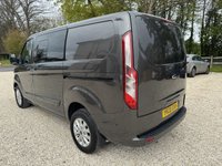 USED 2020 20 FORD TRANSIT CUSTOM 2.0 320 EcoBlue Limited Crew Van Double Cab 5dr Diesel Manual L1 H1 Euro 6 (s/s) (130 ps) 1 OWNER FROM NEW, 2 KEYS, VGC!