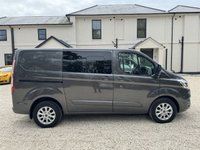 USED 2020 20 FORD TRANSIT CUSTOM 2.0 320 EcoBlue Limited Crew Van Double Cab 5dr Diesel Manual L1 H1 Euro 6 (s/s) (130 ps) 1 OWNER FROM NEW, 2 KEYS, VGC!