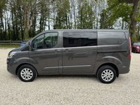 USED 2020 20 FORD TRANSIT CUSTOM 2.0 320 EcoBlue Limited Crew Van Double Cab 5dr Diesel Manual L1 H1 Euro 6 (s/s) (130 ps) 1 OWNER FROM NEW, 2 KEYS, VGC!