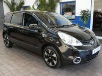 USED 2013 13 NISSAN NOTE 1.6 16V n-tec+ Hatchback 5dr Petrol Auto Euro 5 (110 ps) CAZ ULEZ COMPLIANT SAT NAV BLUETOOTH PART LEATHER PARKING SENSORS