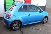 USED 2017 S FIAT 500 1.2 S Hatchback 3dr Petrol Manual Euro 6 (s/s) (69 bhp) FINISHED IN ELECTRONICA BLUE