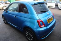 USED 2017 S FIAT 500 1.2 S Hatchback 3dr Petrol Manual Euro 6 (s/s) (69 bhp) FINISHED IN ELECTRONICA BLUE