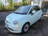 USED 2018 18 FIAT 500 1.2 Lounge Hatchback 3dr Petrol Manual Euro 6 (s/s) (69 bhp) Full Service History & Just Serviced, One Previous Owner, MOT until February 2026, Low Insurance Group!