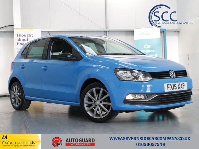2015 15 Volkswagen Polo 1.0 BlueMotion Tech SE Design Hatchback 5dr Petrol Manual Euro 6 (s/s) (60 ps)