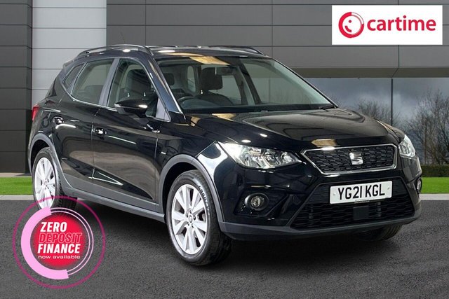 2021 Seat Arona 1.0 TSI SE Technology SUV 5dr Petrol DSG Euro 6 (s/s) (110 ps) 8in Sat Nav Touchscreen, Apple CarPlay, Android Auto, MirrorLink, Rear Parking Sensors, DAB / Bluetooth / USB, Air Conditioning 2021 photo