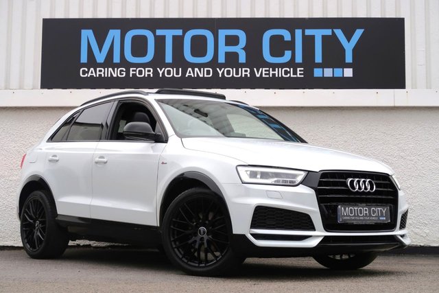 2017 17 AUDI Q3 2.0 TDI Black Edition SUV 5dr Diesel S Tronic quattro Euro 6 (s/s) (184 ps) INCREDIBLE SPEC AUTOMATIC SUV